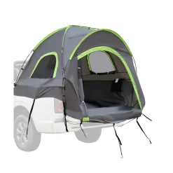 VEVOR Pickup Truck Tent, Fit 5.5-6.0 ft Truck Tents for Camping, Waterproof PU2000mm 2-3 Person Sleeping Truck Bed Tent with Double Layer Design Windows, Sturdy Truck Bed Camper Shell with Storage Bag