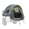 VEVOR Pickup Truck Tent, Fit 5.0-5.2 ft Truck Tents for Camping, Waterproof PU2000mm 2-3 Person Sleeping Truck Bed Tent with Double Layer Design Windows, Sturdy Truck Bed Camper Shell with Storage Bag