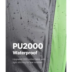 VEVOR Pickup Truck Tent, Fits 8.0-8.2 ft Truck Tents for Camping, Waterproof PU2000 2-3 Person Sleeping Truck Bed Tent, Sturdy Truck Bed Camper Shell with Expandable Awning, Rainfly, Storage Bag