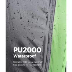 VEVOR Pickup Truck Tent, Fits 5.5-6.0 ft Truck Tents for Camping, Waterproof PU2000 mm 2-3 Person Sleeping Truck Bed Tent, Sturdy Truck Bed Camper Shell with Expandable Awning, Rainfly, Storage Bag