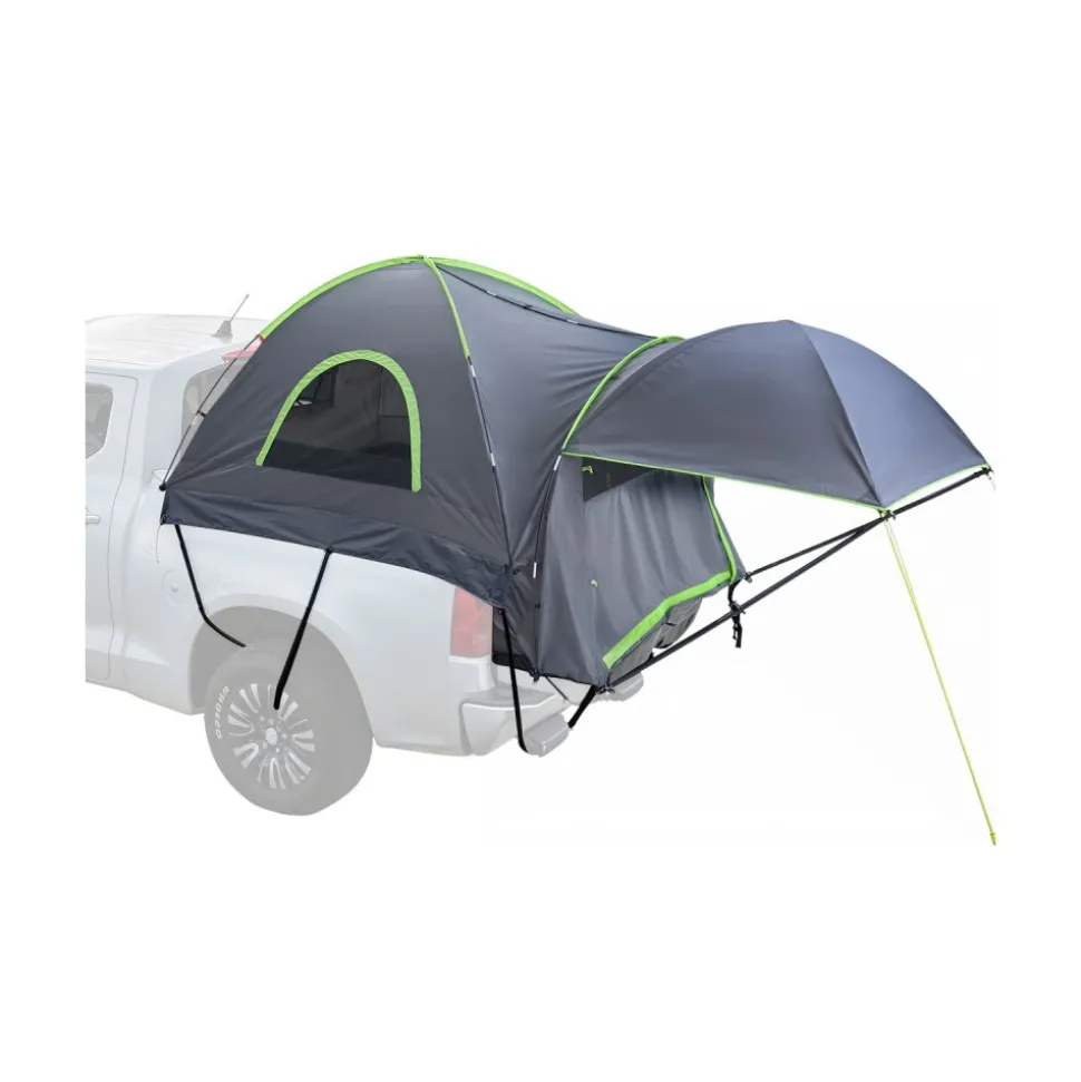 VEVOR Pickup Truck Tent, Fits 5.5-6.0 ft Truck Tents for Camping, Waterproof PU2000 mm 2-3 Person Sleeping Truck Bed Tent, Sturdy Truck Bed Camper Shell with Expandable Awning, Rainfly, Storage Bag