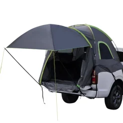 VEVOR Pickup Truck Tent, Fits 5.5-6.0 ft Truck Tents for Camping, Waterproof PU2000 mm 2-3 Person Sleeping Truck Bed Tent, Sturdy Truck Bed Camper Shell with Expandable Awning, Rainfly, Storage Bag