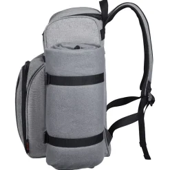 VEVOR Picnic Backpack, Beach Picnic Backpack Bag for 4 Person with Insulated Cooler Compartment, Detachable Bottle/Wine Holder, Lightweight Blanket, Plates and Cutlery Set for Hiking & Camping, Grey