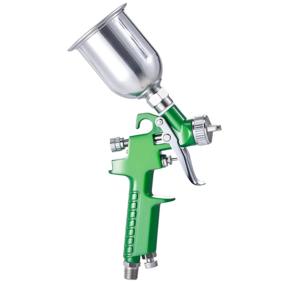 VEVOR 3-Piece Air Spray Gun Kit, Professional Auto Paint Spray Gun Set with 3 Nozzles (1/1.4/1.8mm), 3 Cups & Air Regulator, Gravity Feed Automotive Paint Sprayer for Primer, Topcoat & Touch-Up