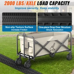 VEVOR 3-Piece Cable Protection Ramp Set, Supports Up to 2,000 lbs Per Axle, Durable Cord Protection for High Foot Traffic Areas, Suitable for Indoors and Outdoors, Ideal for Office, Home, Warehouse