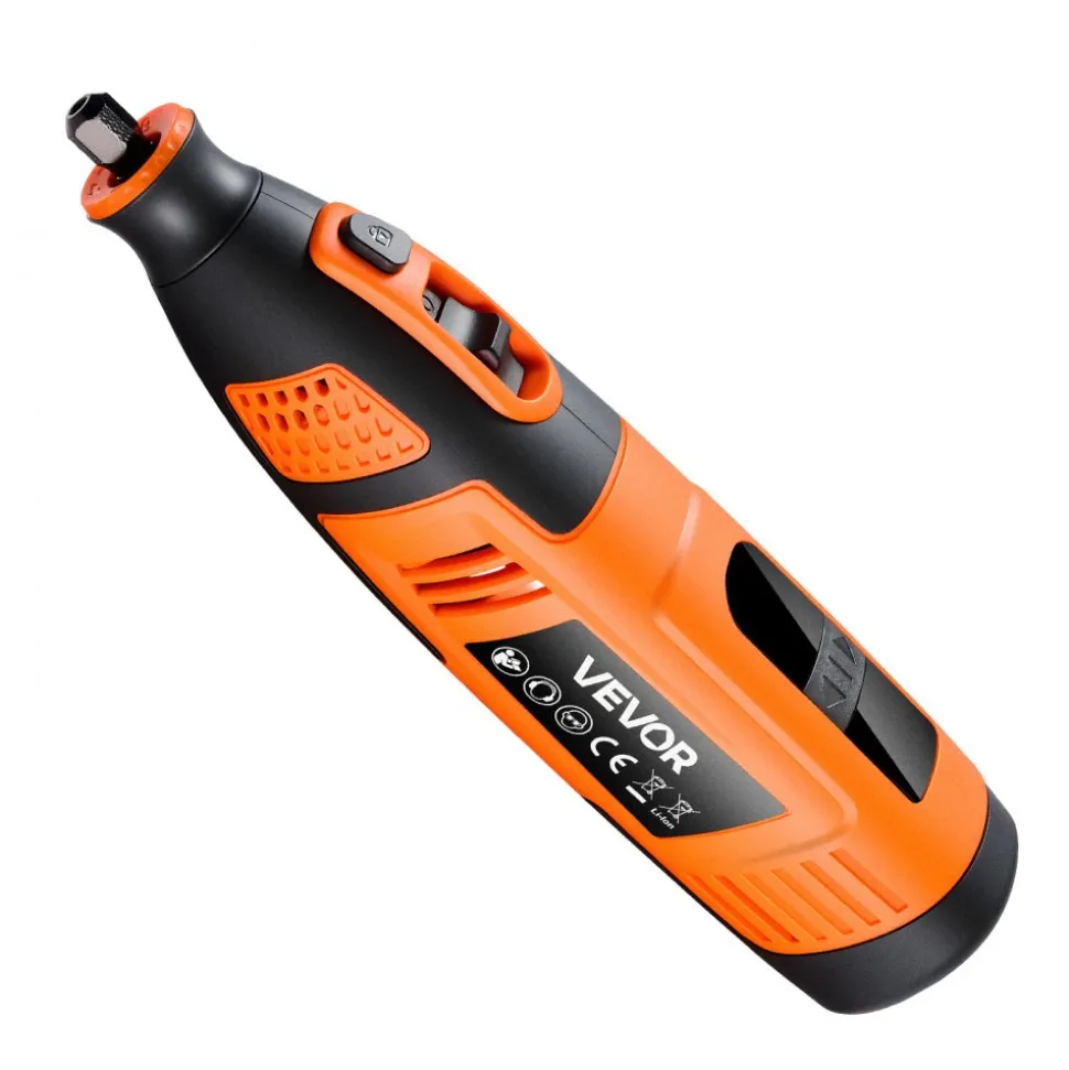 VEVOR 119-Piece Cordless Rotary Tool Kit, DC12V Portable Mini Power Rotary Tool, 28-Level Speed 5000-32000 RPM Multi-Purpose DIY Tools for Engraving, Sanding, Polishing, Carving, Cutting, DIY Crafts