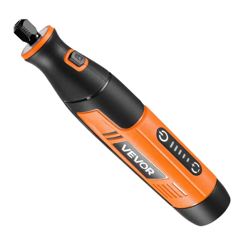 VEVOR 136-Piece Cordless Rotary Tool Kit, DC8V Portable Mini Power Rotary Tool, 5 Speeds 5000-30000RPM Multi-Purpose DIY Tools for Engraving, Sanding, Polishing, Carving, Grinding, Cutting, DIY Craft