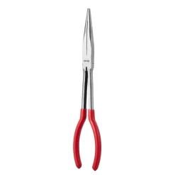VEVOR 5-Piece Needle Nose Pliers, 11 in Long Needle Nose Pliers Set, Diagonal Cutting Pliers, 45°/ 90° Bent Nose Plier, Round Nose Plier, Long Nose Plier, Professional Pliers Set with Storage Bag