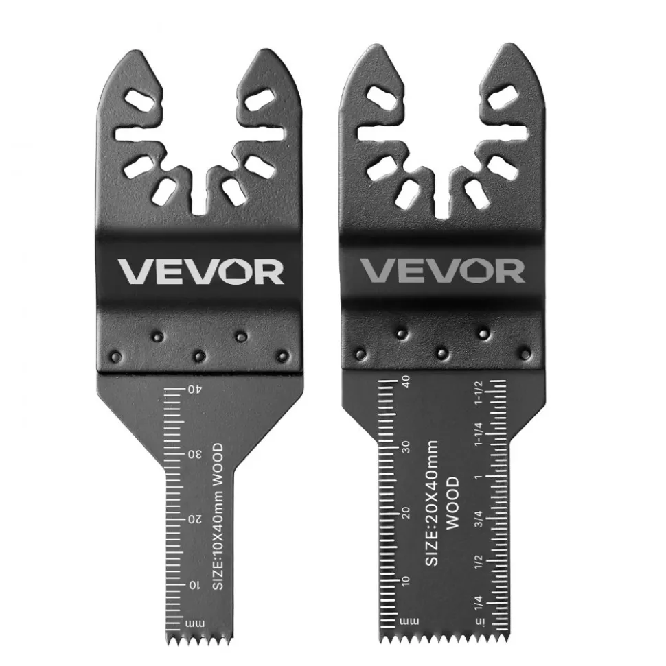 VEVOR 160-Piece Oscillating Saw Blades and Sanding Kit – 36 Universal Multi Tool Blades with 2 Scrapers, 2 Sanding Pads & 120 Sandpapers, 11 Types Oscillating Multitool Blades for Wood Plastic Metal