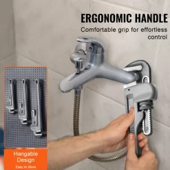 VEVOR 3-Piece Pipe Wrench Set, 10