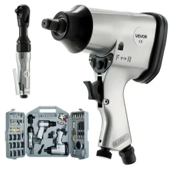 VEVOR 50 Pieces Pro Air Tool and Accessories Kit - 1/2