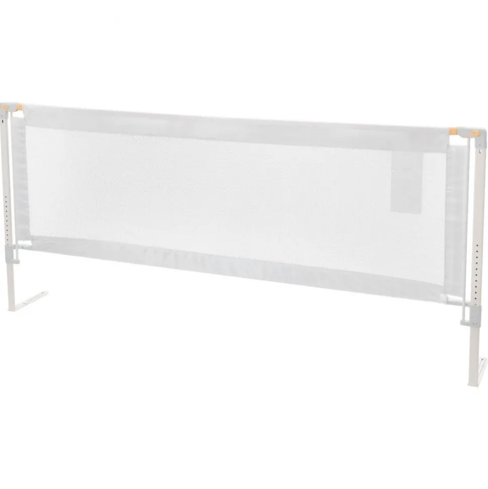 VEVOR 3 Piece Toddler Bed Rail, Kids Beds Guard Rail with Reinforced Iron Pipe and Oxford Cloth, Adjustable Height Bed Side Railing, Portable Guard Bumper Barrier for King Size, 3 Sides, Grey