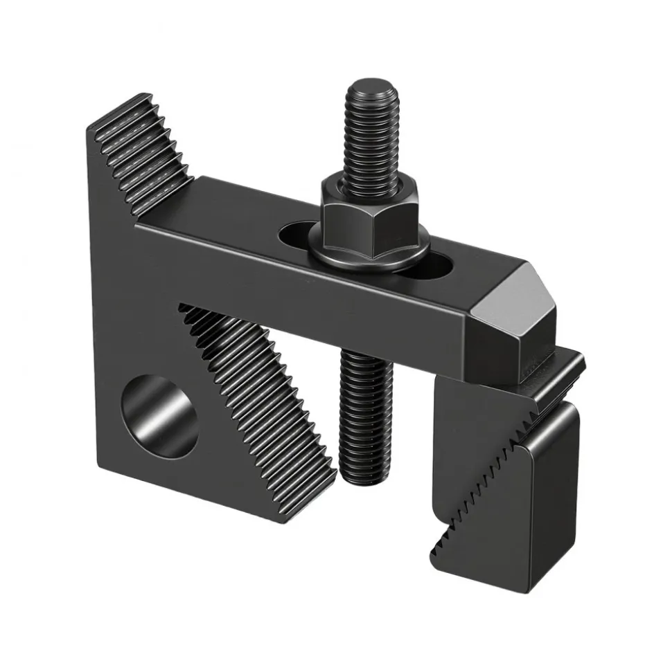 VEVOR 58 Piece 5/8" T-Slot Clamping Kit Hold Down Clamp 1/2"-13 Stud Size, for Bridgeport Mills, Standard Milling Machine, Drill Press, Heat Treated and Precision Ground, Flexible Height Adjustment