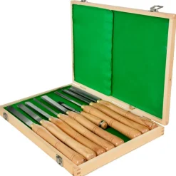 VEVOR 12-Piece Wood Lathe Chisel Set, 3.75
