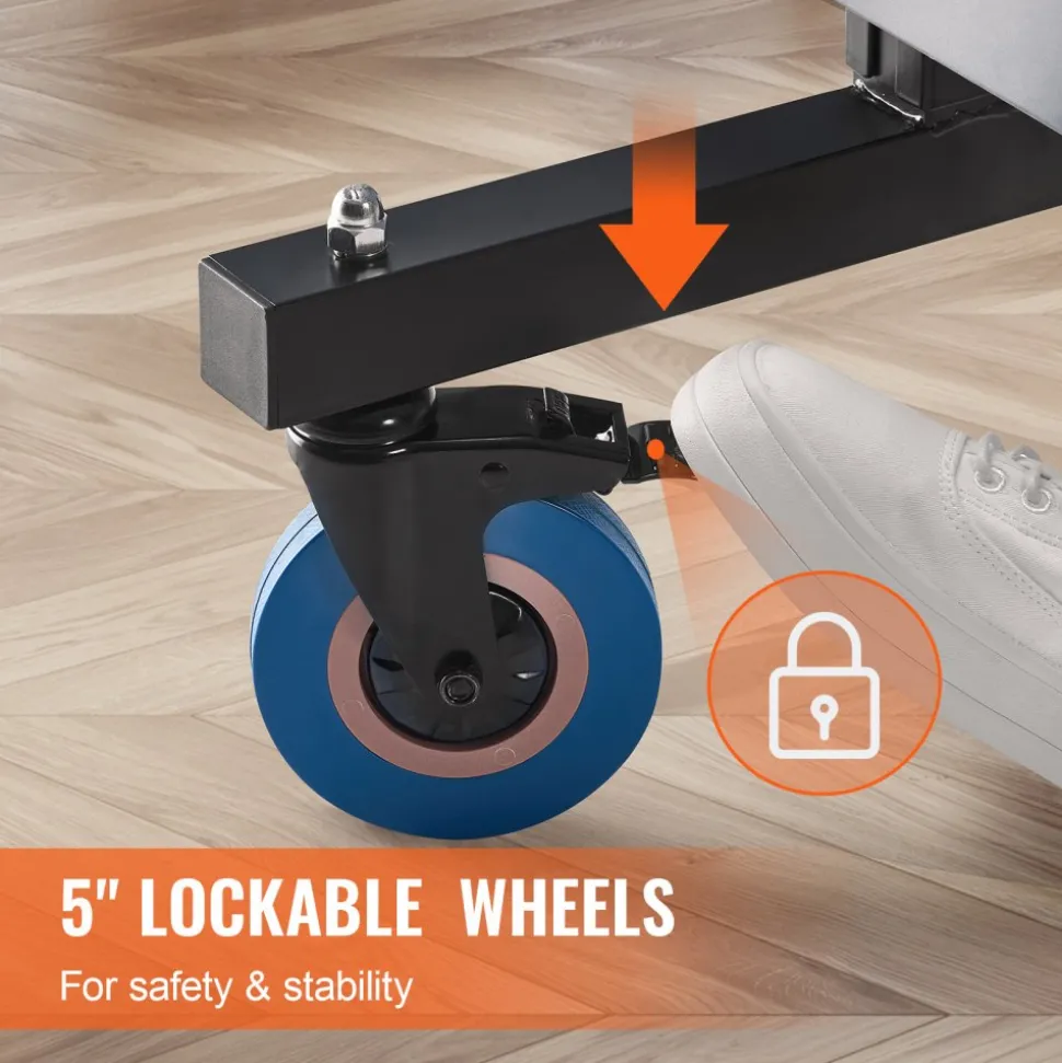 VEVOR Ping Pong Table, Professional Table Tennis Game, Indoor MDF Portable Table Tennis Table, Foldable Ping Pong Table with Quick Clamp Net and Lockable Wheel, 10 Minute Easy Assembly, 25mm Tabletops