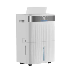 VEVOR 80 Pints Dehumidifier for Home & Basement, Drain Hose for Commercial & Industrial Use, Smart Humidity Control, Low Noise for Large Rooms, Warehouses, Bedrooms & Storage, Large Coverage,White