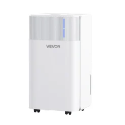 VEVOR 30 Pints Dehumidifier for Home & Basement, Drain Hose for Commercial & Industrial Use, Smart Humidity Control, Low Noise for Large Rooms, Warehouses, Bedrooms & Storage, Large Coverage,White