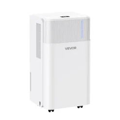 VEVOR 30 Pints Dehumidifier for Home & Basement, Drain Hose for Commercial & Industrial Use, Smart Humidity Control, Low Noise for Large Rooms, Warehouses, Bedrooms & Storage, Large Coverage,White