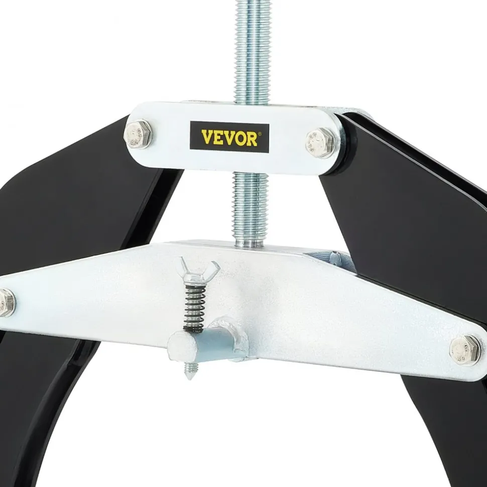 VEVOR Pipe Clamp, 2 to 6 in, High Strength Ultra Clamp with Quick Acting Screws, Steel Pipe Alignment Tool with Lightweight Design, Black