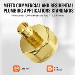 VEVOR Pipe Fittings, 1/2