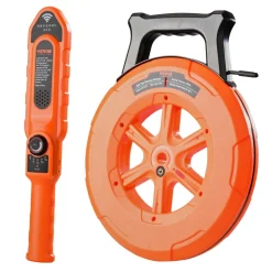 VEVOR Pipe Locators, 100ft/30m PVC Pipe Locators Underground, IP67 Waterproof Pipe Blockage Detector with Adjustable Sensitivity, Sewer Wall Scanner Plumbing Tool for PVC Plastic Metal Water Pipes