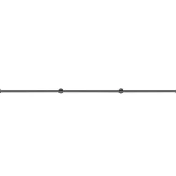 VEVOR Pipe Stair Handrail, 8FT Staircase Handrail, 440LBS Load Capacity Carbon Steel Pipe Handrail, Industrial Pipe Handrail with Wall Mount Support, Round Corner Wall Handrailings for Indoor, Outdoor