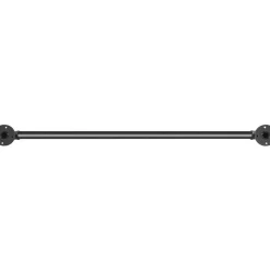 VEVOR Pipe Stair Handrail, 2FT Staircase Handrail, 440LBS Load Capacity Carbon Steel Pipe Handrail, Industrial Pipe Handrail with Wall Mount Support, Round Corner Wall Handrailings for Indoor, Outdoor