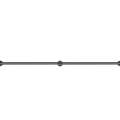 VEVOR Pipe Stair Handrail, 6FT Staircase Handrail, 440LBS Load Capacity Carbon Steel Pipe Handrail, Industrial Pipe Handrail with Wall Mount Support, Round Corner Wall Handrailings for Indoor, Outdoor