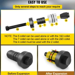 VEVOR Pipe Stretcher Kit, Exhaust Pipe Stretcher Kit 1-5/8