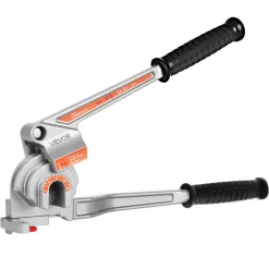 VEVOR Pipe Tube Bender, 1/4", 3/8", 1/2" (12.7mm) OD, 3 in 1 Manual Level Tube Bender, 180° Copper Aluminum Pipes Bending Tool for Automotive Repair, HVAC Air Conditioning
