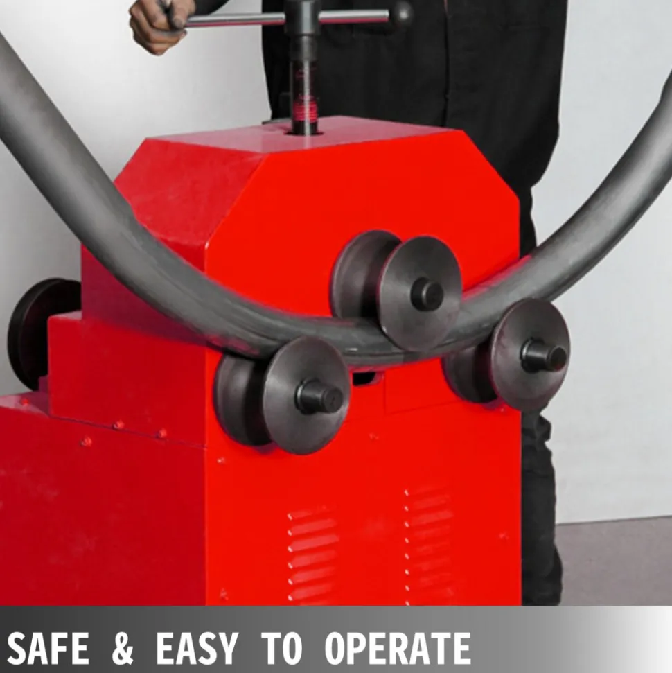 VEVOR Pipe Tube Bender, 9 Round and 8 Square Die Set Electric Pipe Tube Bender 1.5KW Multi-function Electric Pipe Bender