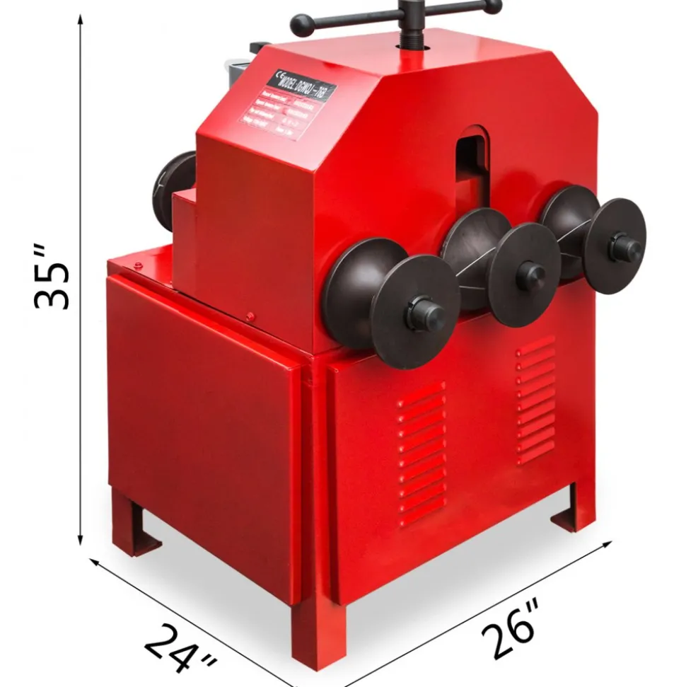 VEVOR Pipe Tube Bender, 9 Round and 8 Square Die Set Electric Pipe Tube Bender 1.5KW Multi-function Electric Pipe Bender