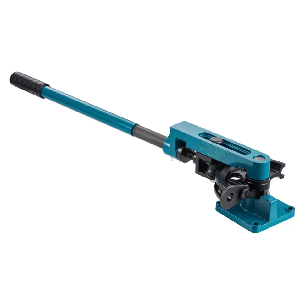 VEVOR Pipe Tube Bender, 3/8" to 1" Manual Pipe Tube Bender, with 7 Dies, Heavy Duty Tube Bender Tubing of Steel Metal Copper, for Repair Shops, Blue