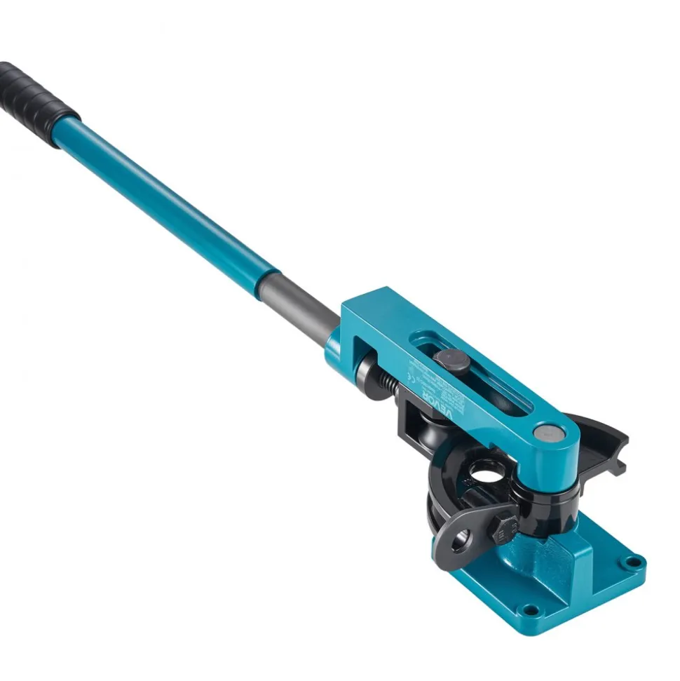VEVOR Pipe Tube Bender, 3/8" to 1" Manual Pipe Tube Bender, with 7 Dies, Heavy Duty Tube Bender Tubing of Steel Metal Copper, for Repair Shops, Blue