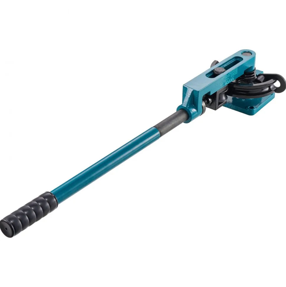 VEVOR Pipe Tube Bender, 3/8" to 1" Manual Pipe Tube Bender, with 7 Dies, Heavy Duty Tube Bender Tubing of Steel Metal Copper, for Repair Shops, Blue