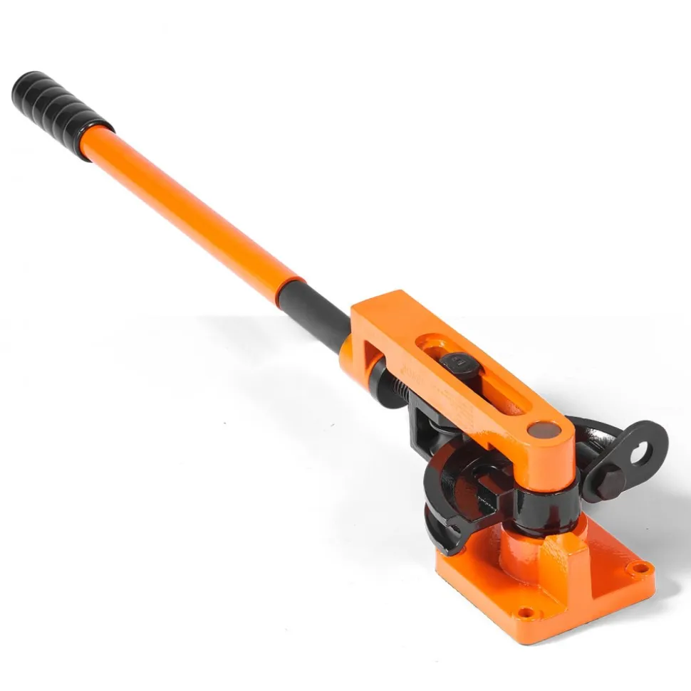 VEVOR Pipe Tube Bender, 3/8" to 1" OD Manual Pipe Tube Bender with 7 Bending Dies, 180° Copper Aluminum Pipes Bending Tools for HVAC Air Conditioning Refrigerator Auto Repair