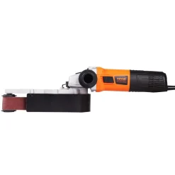VEVOR Pipe Tube Polisher Sander, 1000W Pipe Belt Sander with 6 Variable Speeds 1100-3200rpm, Professional Belt Sander Grinding Machine with 3PCS Sanding Belts for Burnishing Finishing Rust Removal