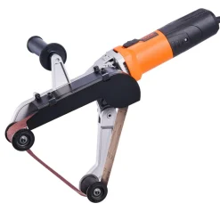 VEVOR Pipe Tube Polisher Sander, 1000W Pipe Belt Sander with 6 Variable Speeds 1100-3200rpm, Professional Belt Sander Grinding Machine with 100PCS Sanding Belts for Burnishing Finishing Rust Removal
