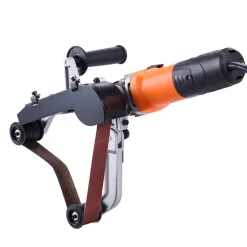 VEVOR Pipe Tube Polisher Sander, 1000W Pipe Belt Sander with 6 Variable Speeds 1100-3200rpm, Professional Belt Sander Grinding Machine with 100PCS Sanding Belts for Burnishing Finishing Rust Removal