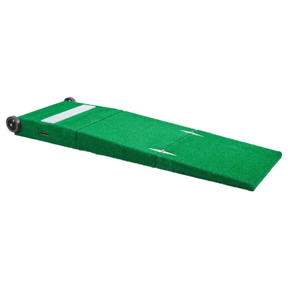 VEVOR Pitching Mound, Portable Baseball Pitcher's Mound, 90 in IIndoor Outdoor Pitching Practice and Training Equipment, Softball Pitching Aids with Antifade Turf, Pitching Rubber, Carry Handles