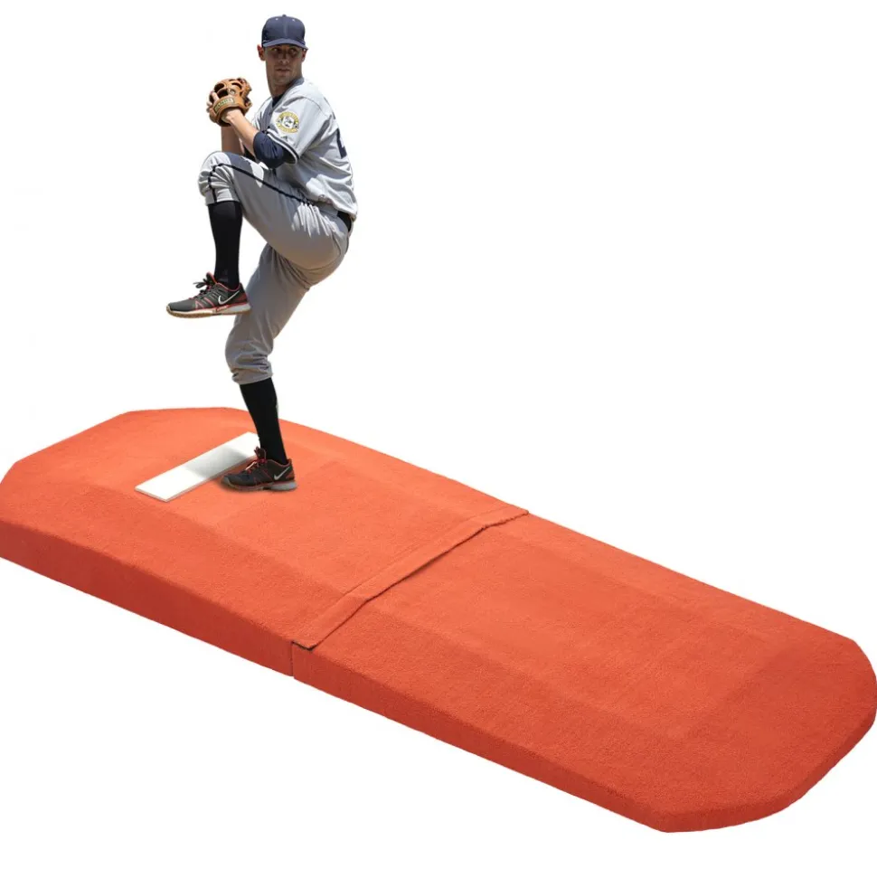VEVOR Pitching Mound, Portable Baseball Game Mound, 127 in Indoor Outdoor Pitching Practice and Training Equipment, Softball Pitching Aids with Antifade Turf and Pitching Rubber
