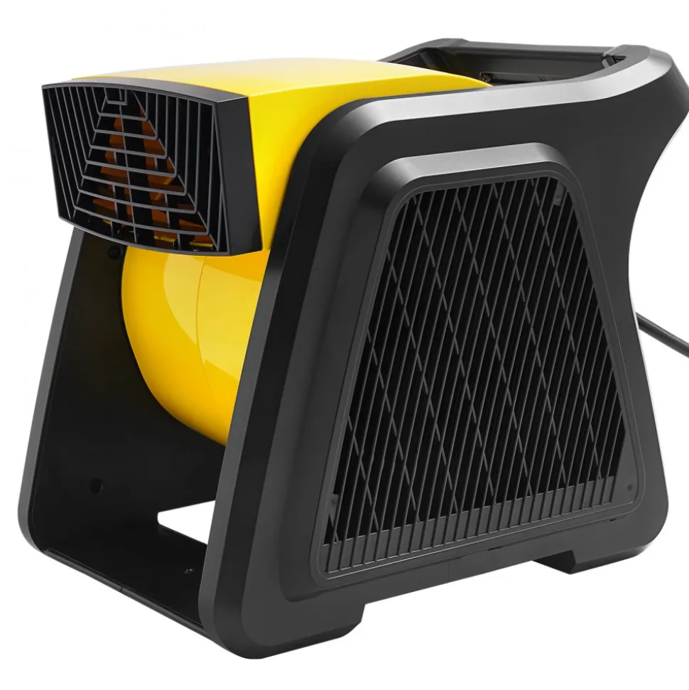 VEVOR Pivoting Utility Fan, 600 CFM High Velocity Floor Blower for Drying, Cooling, Ventilating, Exhausting, 300° Blowing Angle Air Mover, Portable Carpet Dryer Fan for Home, Work Shop