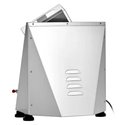 VEVOR Pizza Dough Roller Sheeter, 3-14 Inch Automatic Stainless Steel Pizza Press, Commercial Electric 370W Pasta Maker Machine, 260 pcs Per Hour, Adjustable Thickness, with Dough Press Lid
