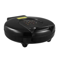 VEVOR Pizza Oven, 12 in Electric Pizza Maker, 1200W Electric Pizzas Cooker with Non-Stick Coating, 180° Open for Dual Side Baking, Heats up to 410 ˚F, Multi-Function Cooking, for Pizzas, Barbecue