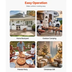 VEVOR Pizza Oven Outdoor, 12