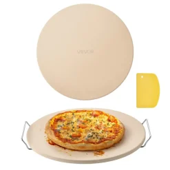 VEVOR Pizza Stone, 16 in Round Pizza Stone, 0.67