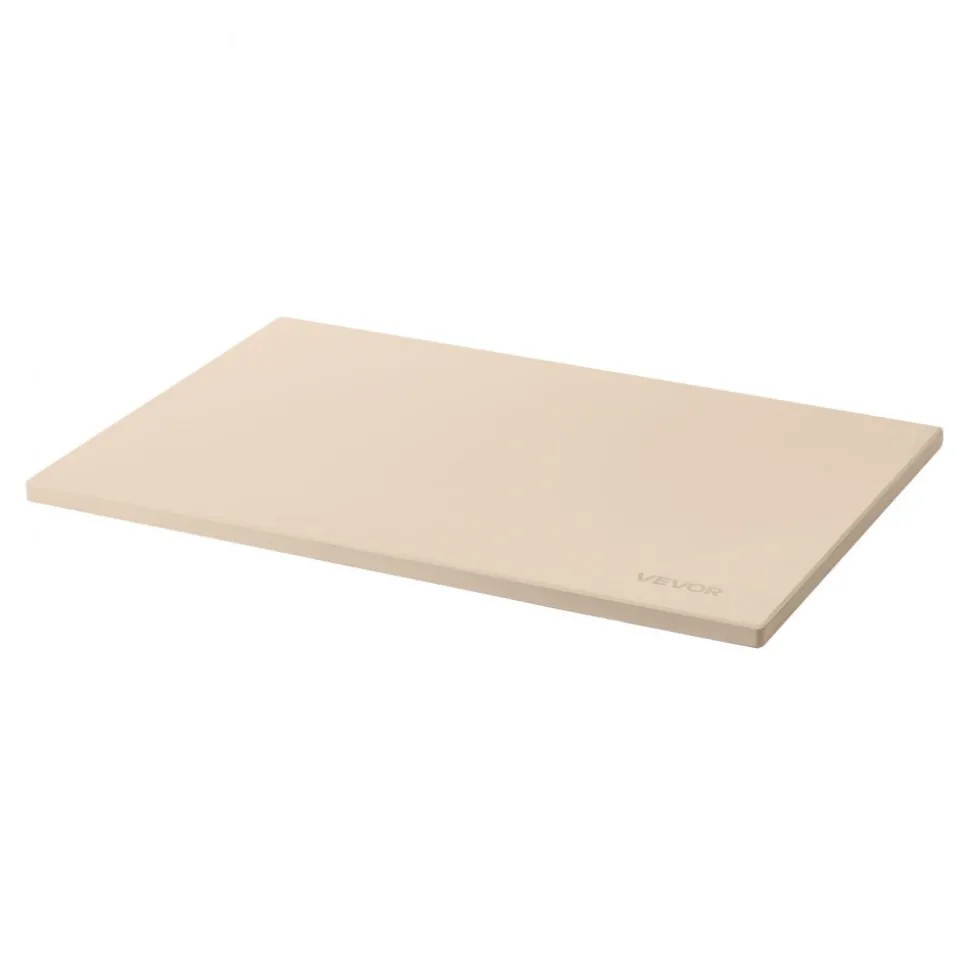VEVOR Pizza Stone, 20 x 14 x 0.67 in Rectangular Pizza Stone, Extra Large Baking-Stone with Scraper, 1450℉ Heat-Resistant Cordierite, for Oven, BBQ Griller, Baking Bread & Pizza