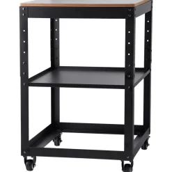 VEVOR Planer Stand, 100 lbs / 45 kg heavy loads, Three-Gear Height Adjustable Thickness Planer Table,with 4 Stable Casters & Storage Space, for most planers, saws, bench-top machines, power tools