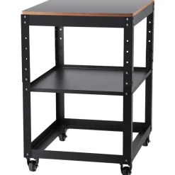 VEVOR Planer Stand, 100 lbs / 45 kg heavy loads, Three-Gear Height Adjustable Thickness Planer Table,with 4 Stable Casters & Storage Space, for most planers, saws, bench-top machines, power tools