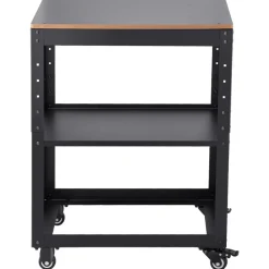 VEVOR Planer Stand, 100 lbs / 45 kg heavy loads, Three-Gear Height Adjustable Thickness Planer Table,with 4 Stable Casters & Storage Space, for most planers, saws, bench-top machines, power tools